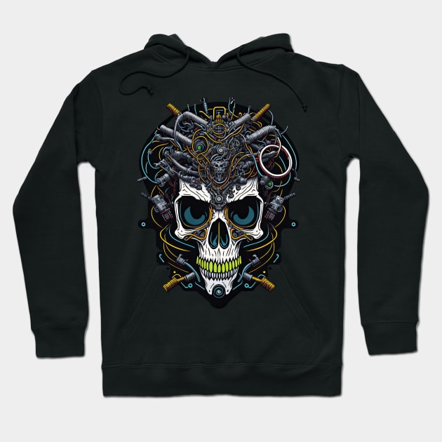 Cyborg Heads S02 D48 Hoodie by Houerd